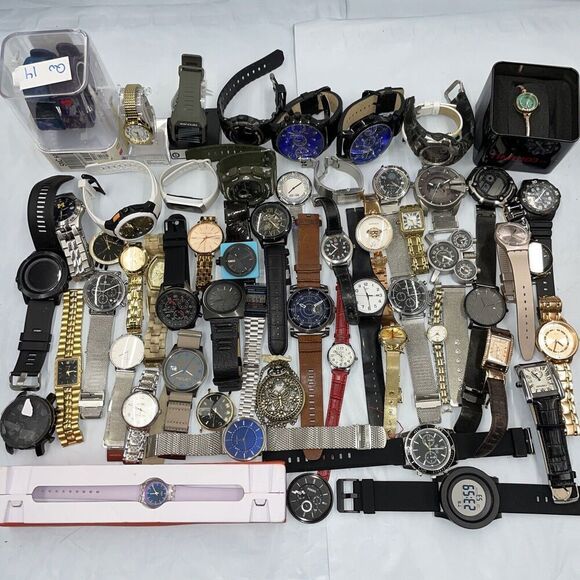 Fossil Other - Wholesale Watches Diesel Timex MK Guess Versace Fossil Coach AX Qty 56 Sku LAN60